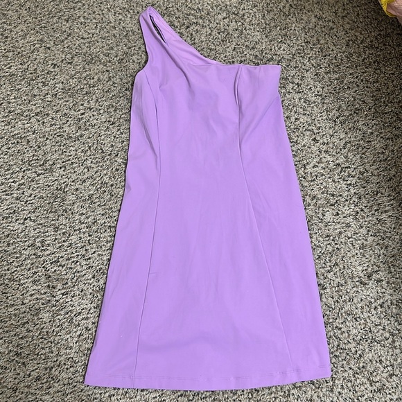 EUC Outdoor Voices One Shoulder Purple Athletic Dress Small - Picture 2 of 3